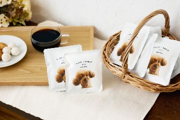 コーヒードリップバッグ　シンプルロハスデザインの画像