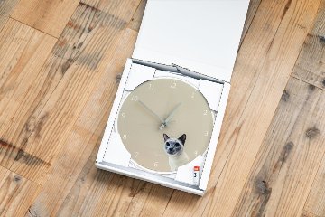 丸時計 30cm シンプルデザインの画像