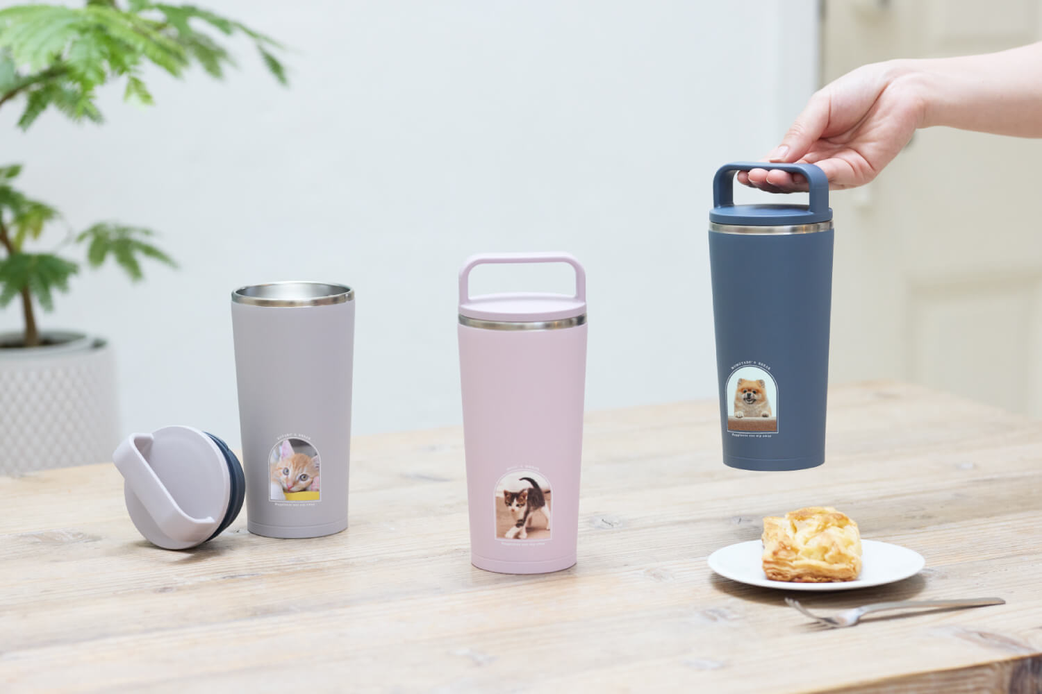 うちの子タンブラー ラウンドフレームデザイン