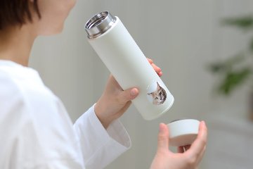 水筒 シンプルサークルデザイン 480mlの画像