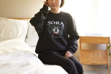 スウェット上下セット リボンデザインの画像