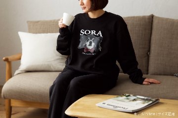 スウェット上下セット リボンデザインの画像