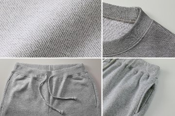 スウェット上下セット ふちどりデザインの画像