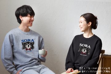 スウェット リボンデザインの画像