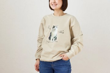 スウェット ふちどりデザインの画像