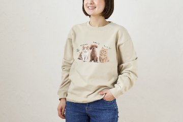スウェット ふちどりデザインの画像