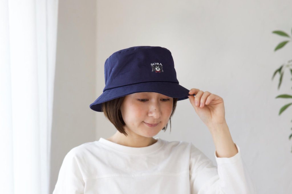 バケットハット リボンデザインの画像