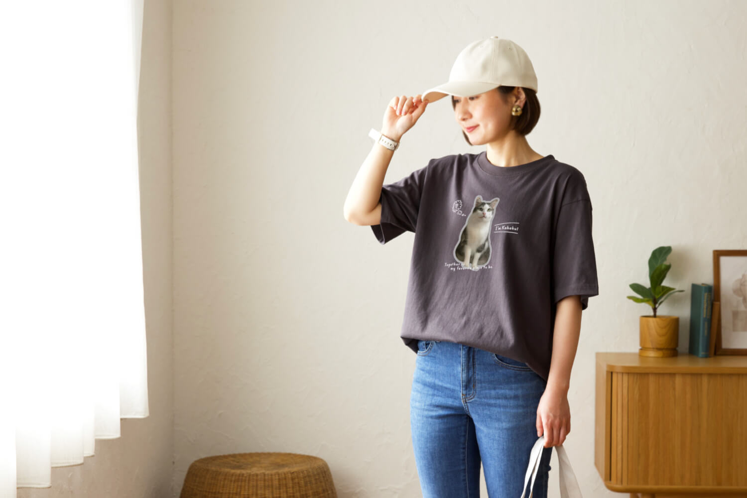 Tシャツ ふちどりデザインの画像
