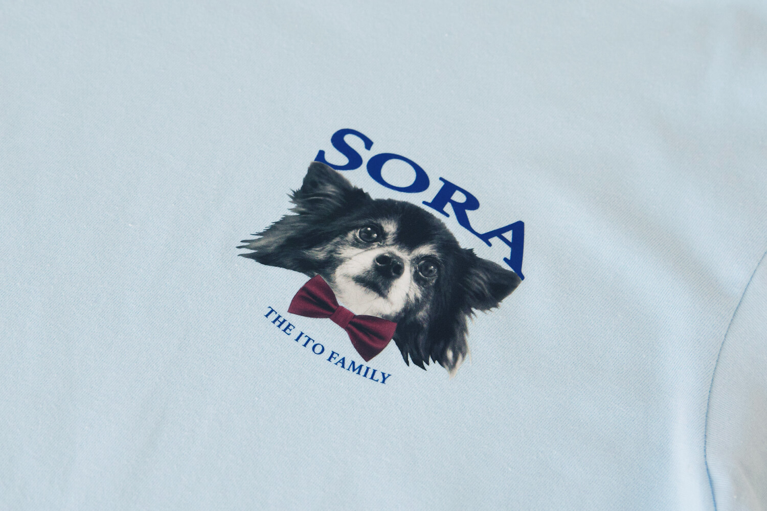 Tシャツ ワンポイントリボンデザインの画像