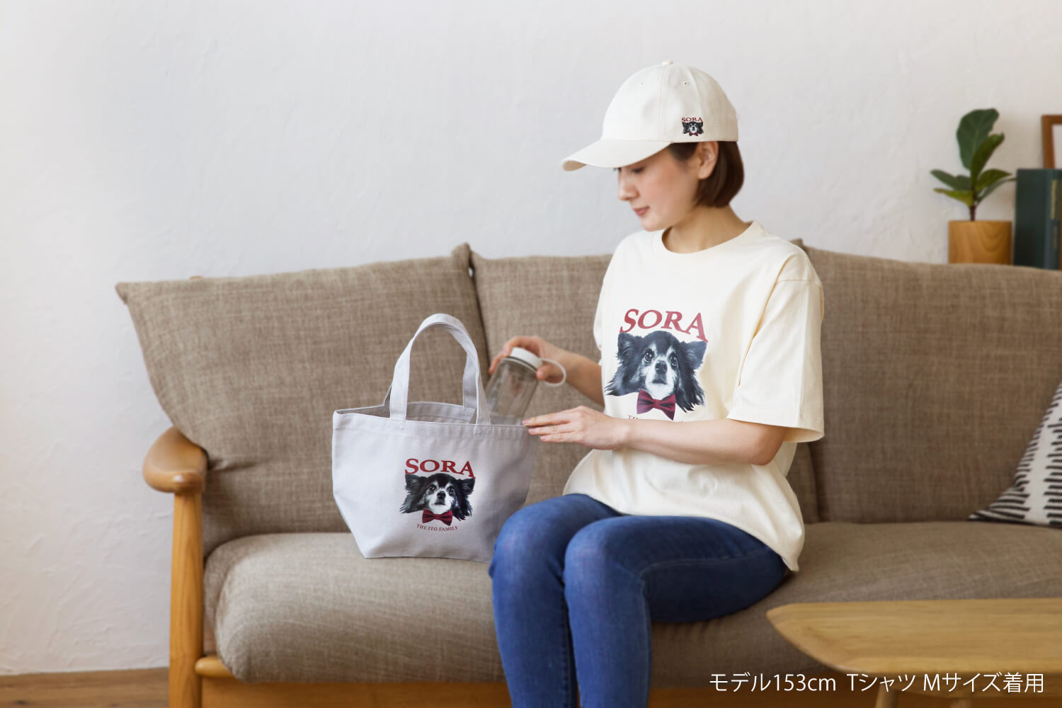 春夏のおでかけ3点セット リボンデザインの画像