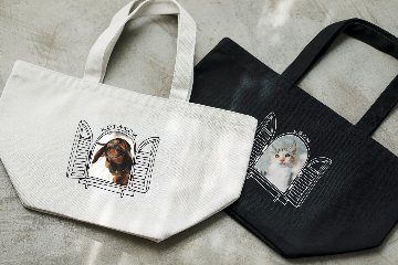 お散歩バッグ カフェウィンドウデザインの画像