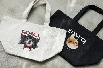 お散歩バッグ リボンデザインの画像