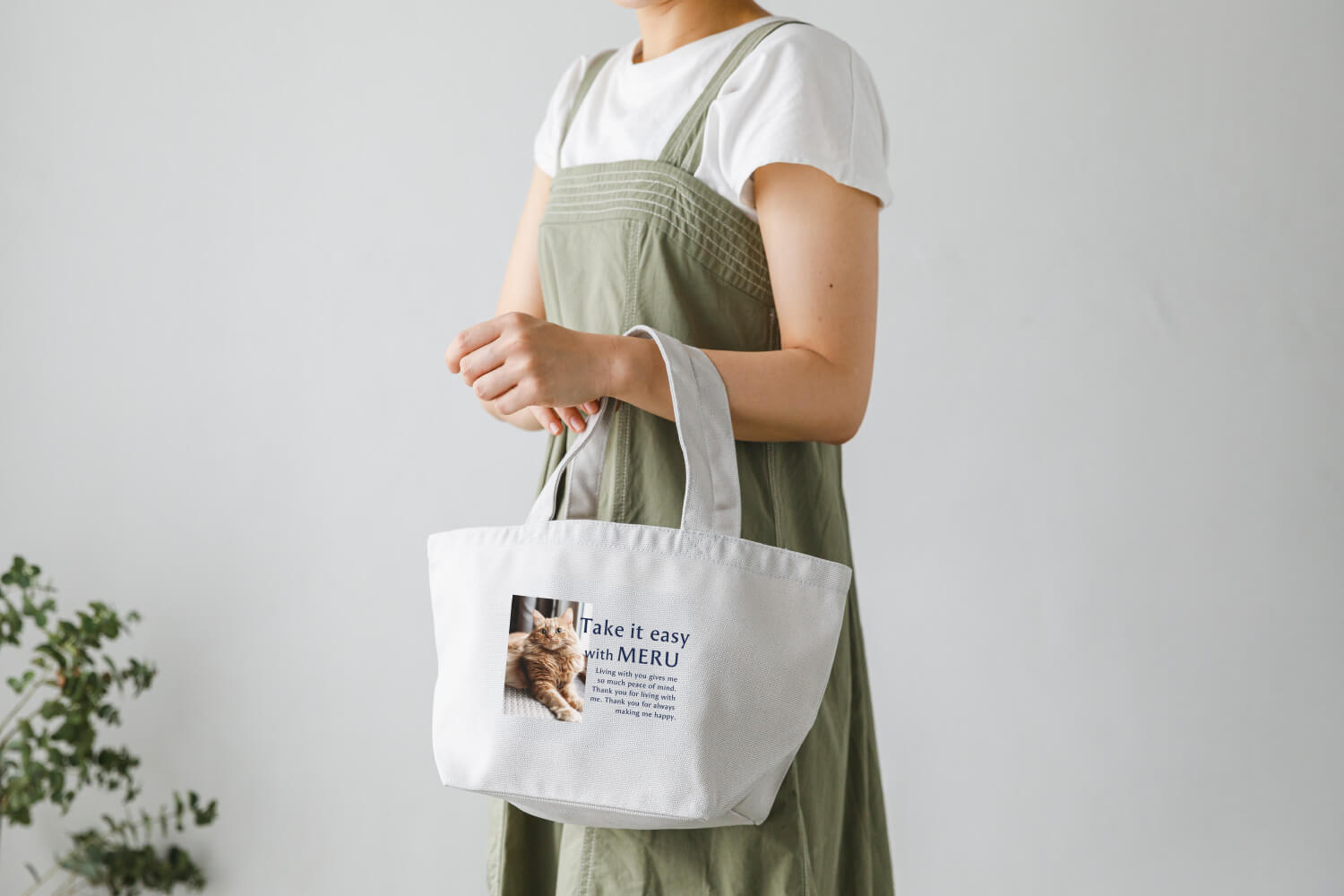 ランチバッグ 雑誌風デザインの画像