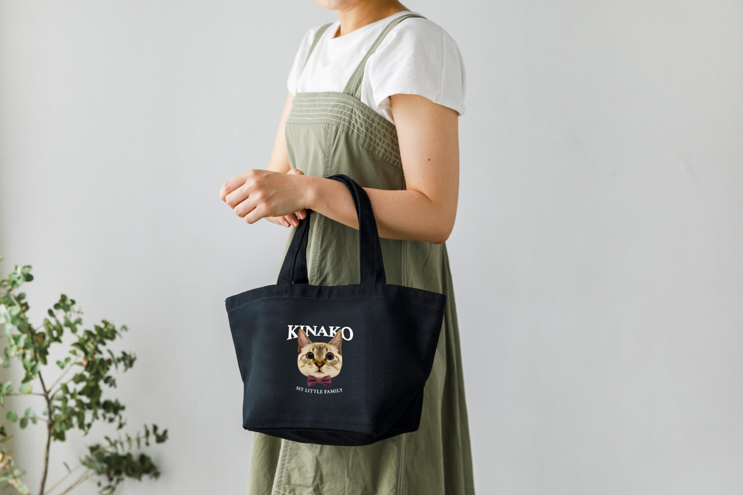 ランチバッグ リボンデザインの画像