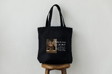 トートバッグ 雑誌風デザインの画像