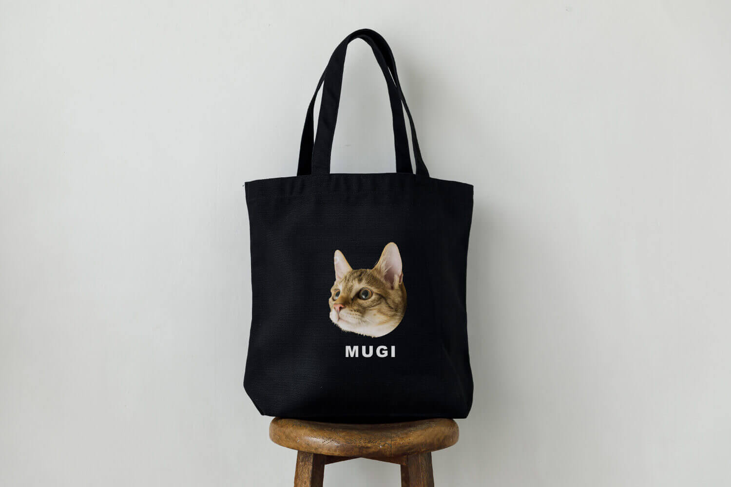 トートバッグ シンプルデザインの画像