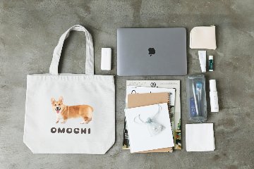 トートバッグ シンプルデザインの画像