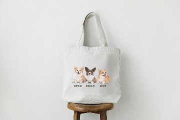 トートバッグ シンプルデザインの画像