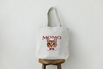 トートバッグ リボンデザインの画像