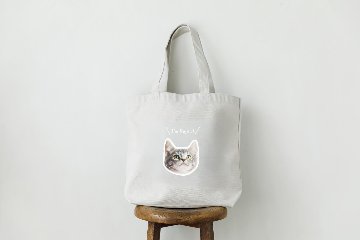 トートバッグ ふちどりデザインの画像