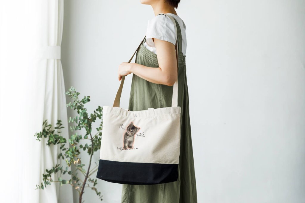 2wayビッグバッグ ふちどりデザインの画像