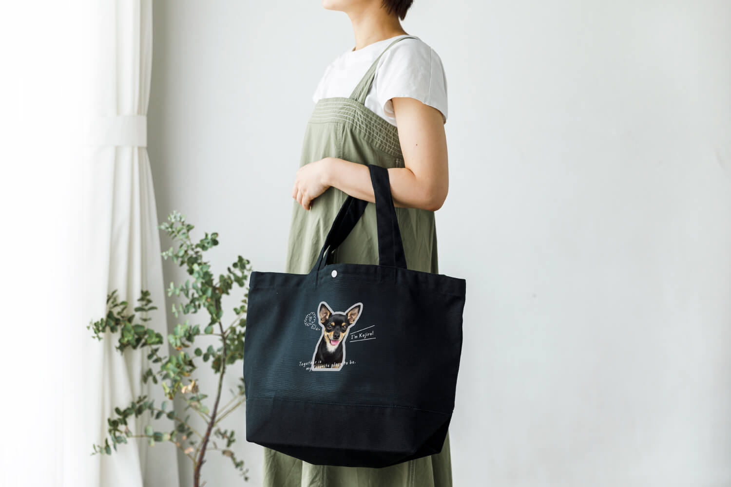2wayビッグバッグ ふちどりデザインの画像