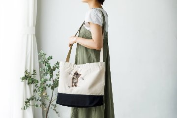 2wayビッグバッグ ふちどりデザインの画像