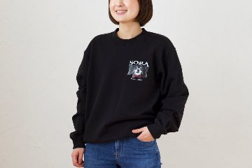 ペアスウェット ワンポイントリボンデザインの画像