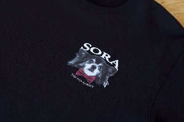 ペアスウェット ワンポイントリボンデザインの画像