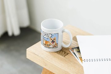 マグカップ マンガデザインの画像