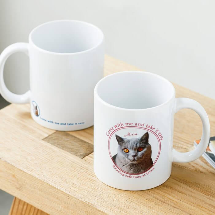 ペアマグカップ カフェスタイルデザイン