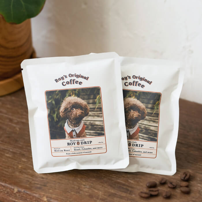 コーヒードリップバッグ　珈琲ラベルデザイン