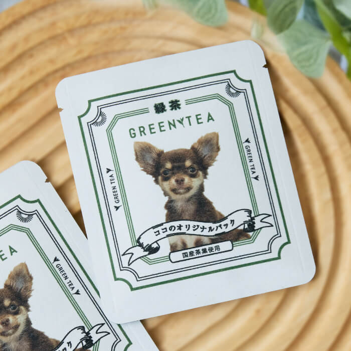 緑茶ティーバッグ 和モダンデザイン