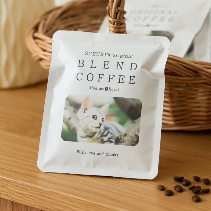 コーヒードリップバッグ　ポートレートデザイン