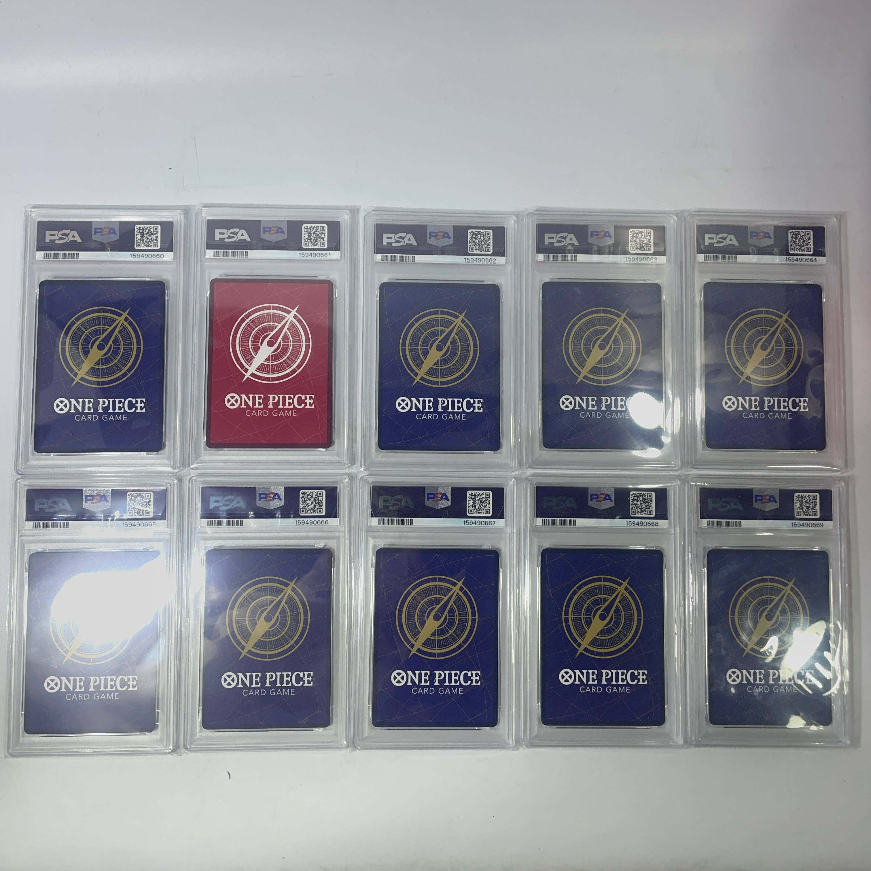 PSA10】10連番 ワンピース プレミアムカードコレクション25周年