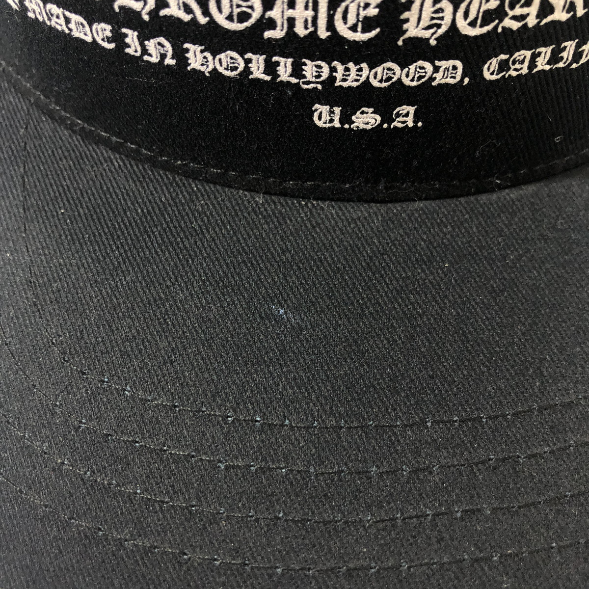 クロムハーツ CHROME HEARTS キャップ トラッカー メッシュ CHプラス PRINTED TRUCKER CAP 黒 帽子 の画像