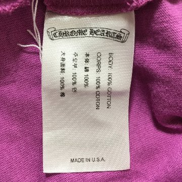 CHROME HEARTS クロムハーツ マッティボーイ ロングTシャツ ロンTee SPIDER L/S T-SHIRT 長袖 紫 パープル 国内正規品 L 画像