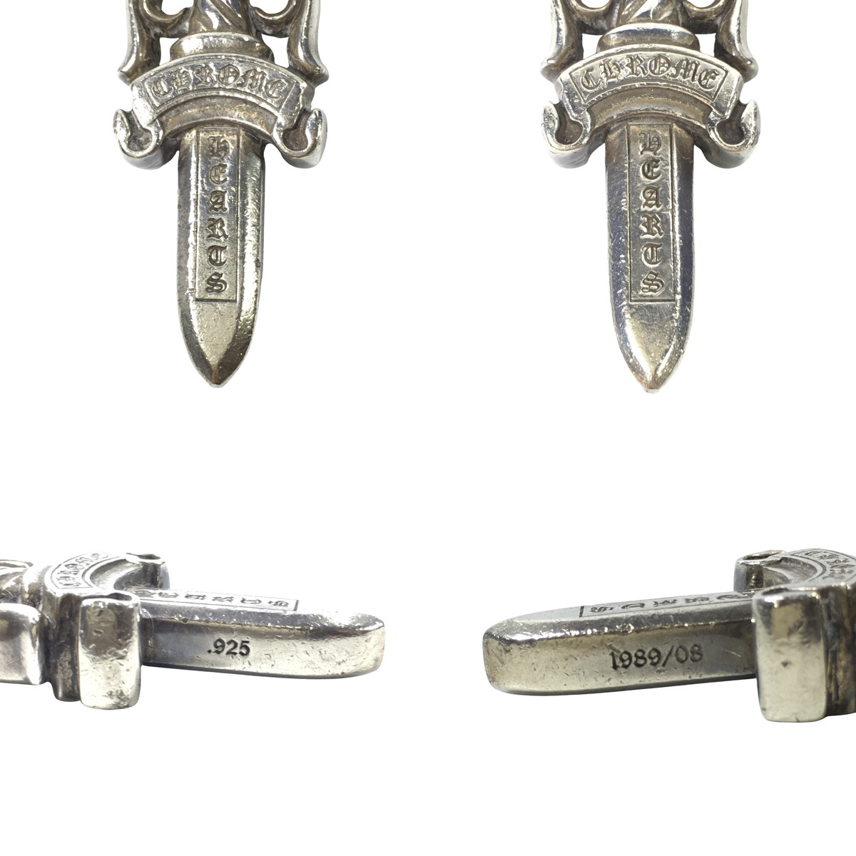 CHROME HEARTS クロムハーツ ネックレス ダブルダガー ペンダント DOUBLE DAGGER DBL DGGR PENDANT の画像