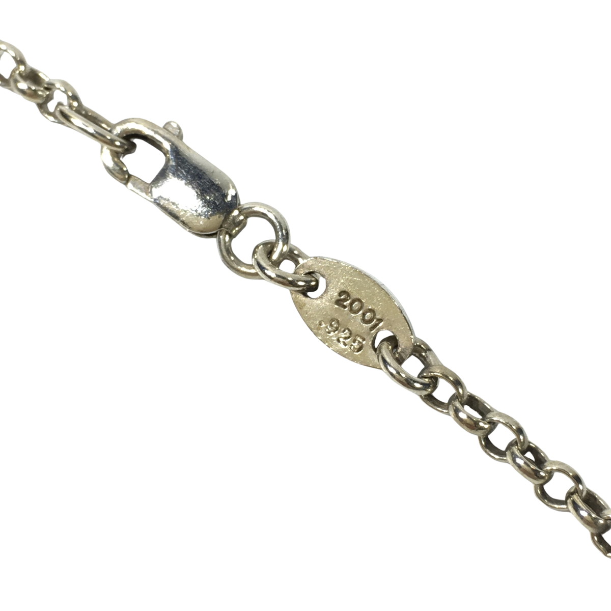 CHROME HEARTS クロムハーツ ネックレス ネックロールチェーン  シルバー ペンダント トップ  NECKCHAIN R18 18インチ 47cmの画像