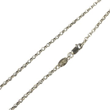 CHROME HEARTS クロムハーツ ネックレス ネックロールチェーン  シルバー ペンダント トップ  NECKCHAIN R18 18インチ 47cmの画像