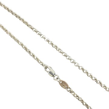 CHROME HEARTS クロムハーツ ネックレス ネックロールチェーン  シルバー ペンダント トップ  NECKCHAIN R18 18インチ 46cmの画像