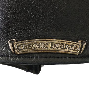 CHROME HEARTS クロムハーツ ベーシックモト レザー ダブル ライダースジャケット クロスパッチ BASIC MOTO の画像