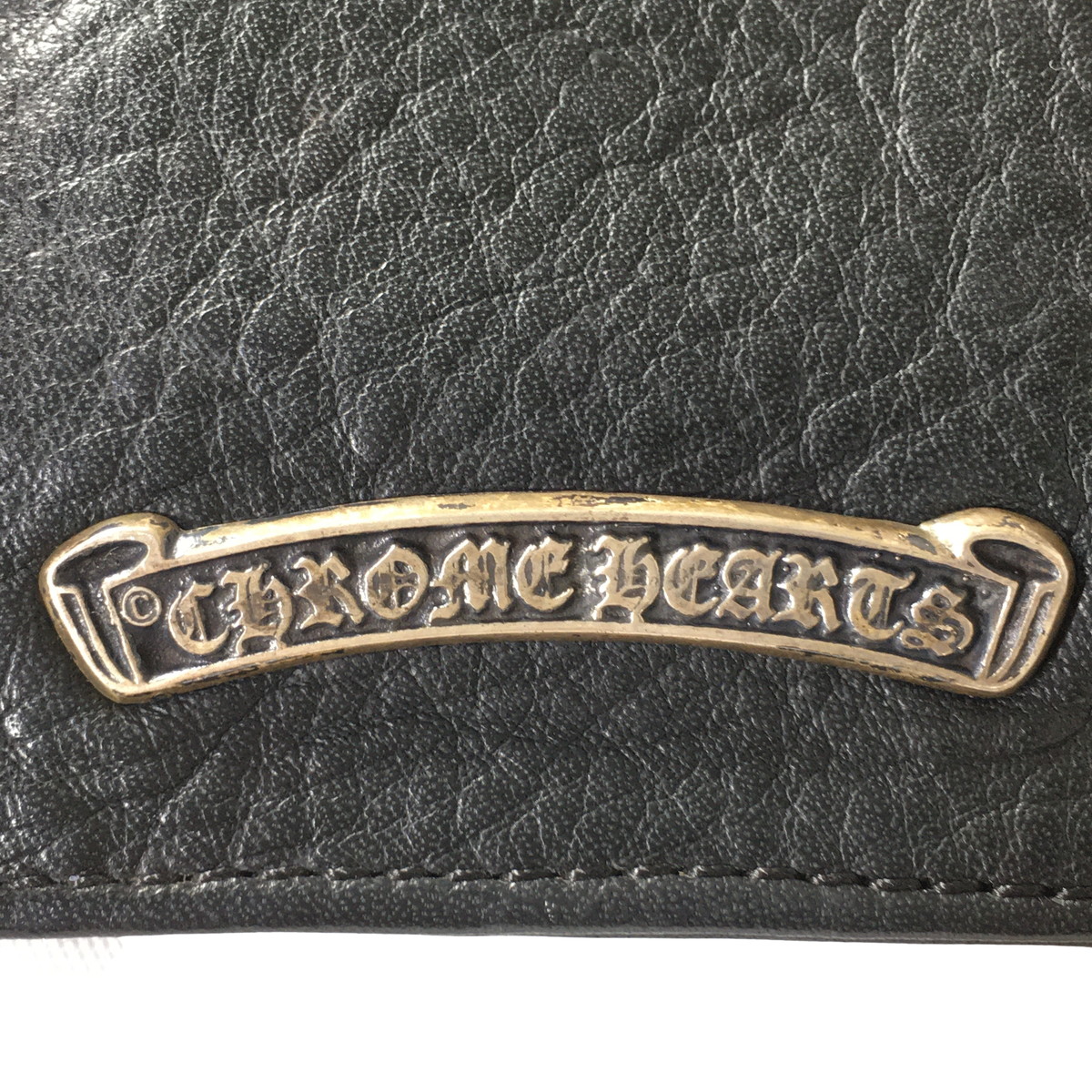 CHROME HEARTS クロムハーツ ジッパー チェンジパース レザーコインケース ダガージップ ZPR CHNG 3x4 の画像