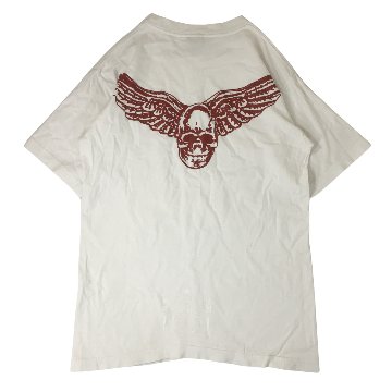 CHROME HEARTS クロムハーツ Tシャツ FOTI フォティ マハリア ジャービス スカル ウィング ホワイト 国内正規品 白 半袖 Mの画像