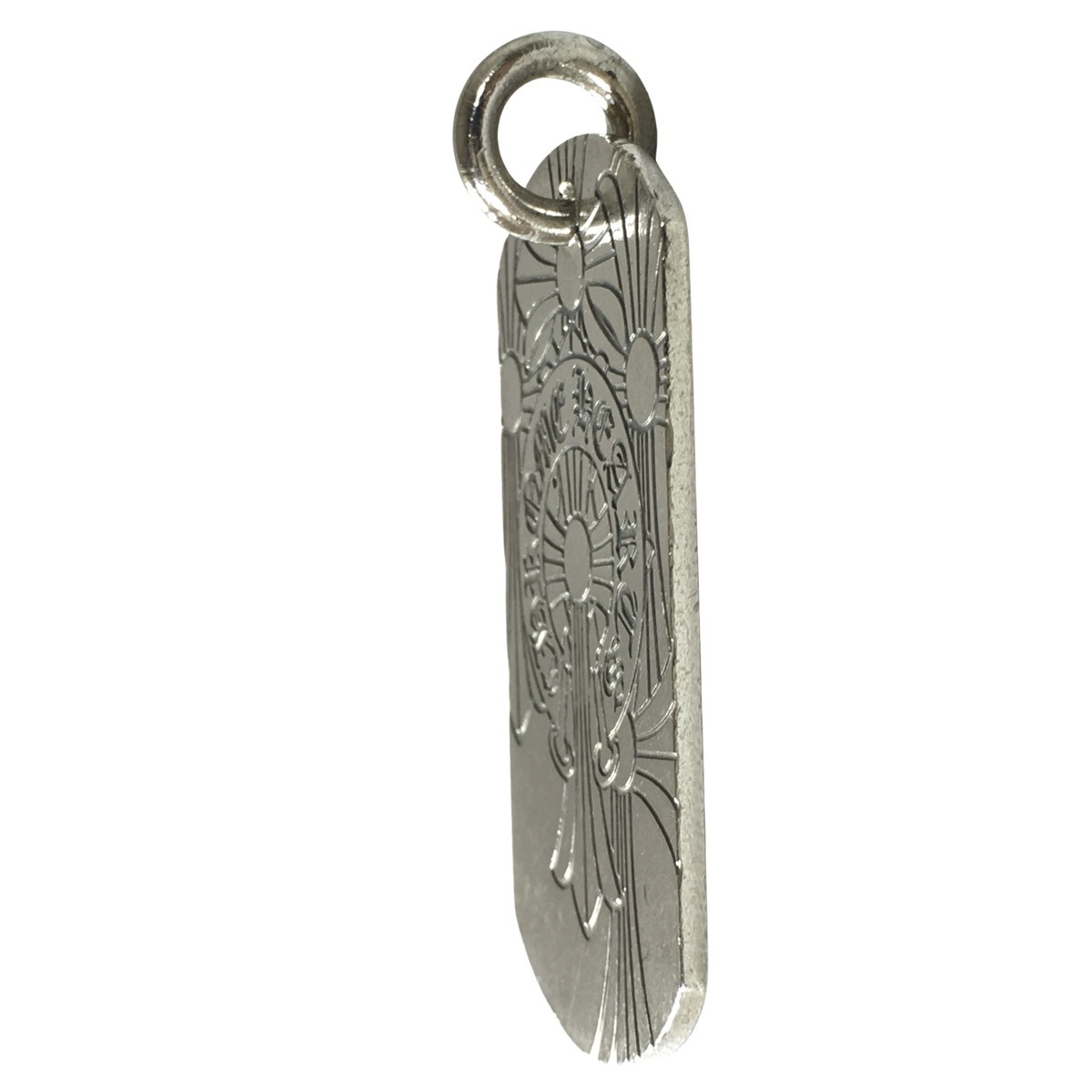 CHROME HEARTS クロムハーツ ネックレス ドッグタグ ゴッドブレス ザ ワールド ラージ DOG TAG GOD BLESS THE WORLD ペンダント の画像