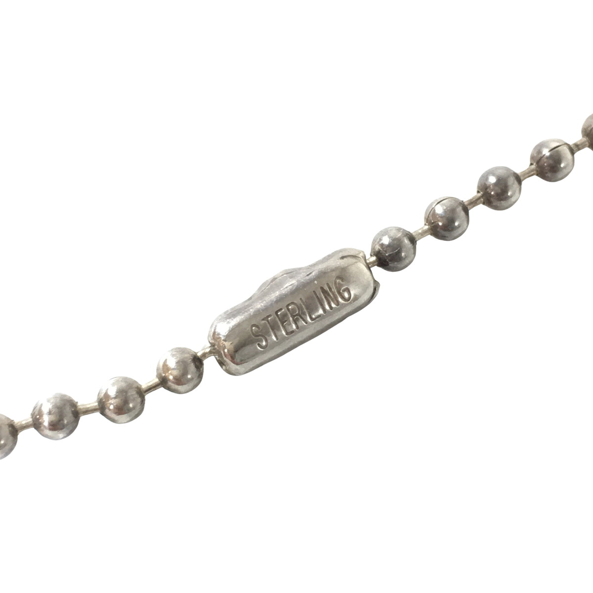 CHROME HEARTS クロムハーツ ネックレス 純正 ボールチェーン シルバー BALL CHAIN PENDANT 30 inch 30インチ 77cmの画像