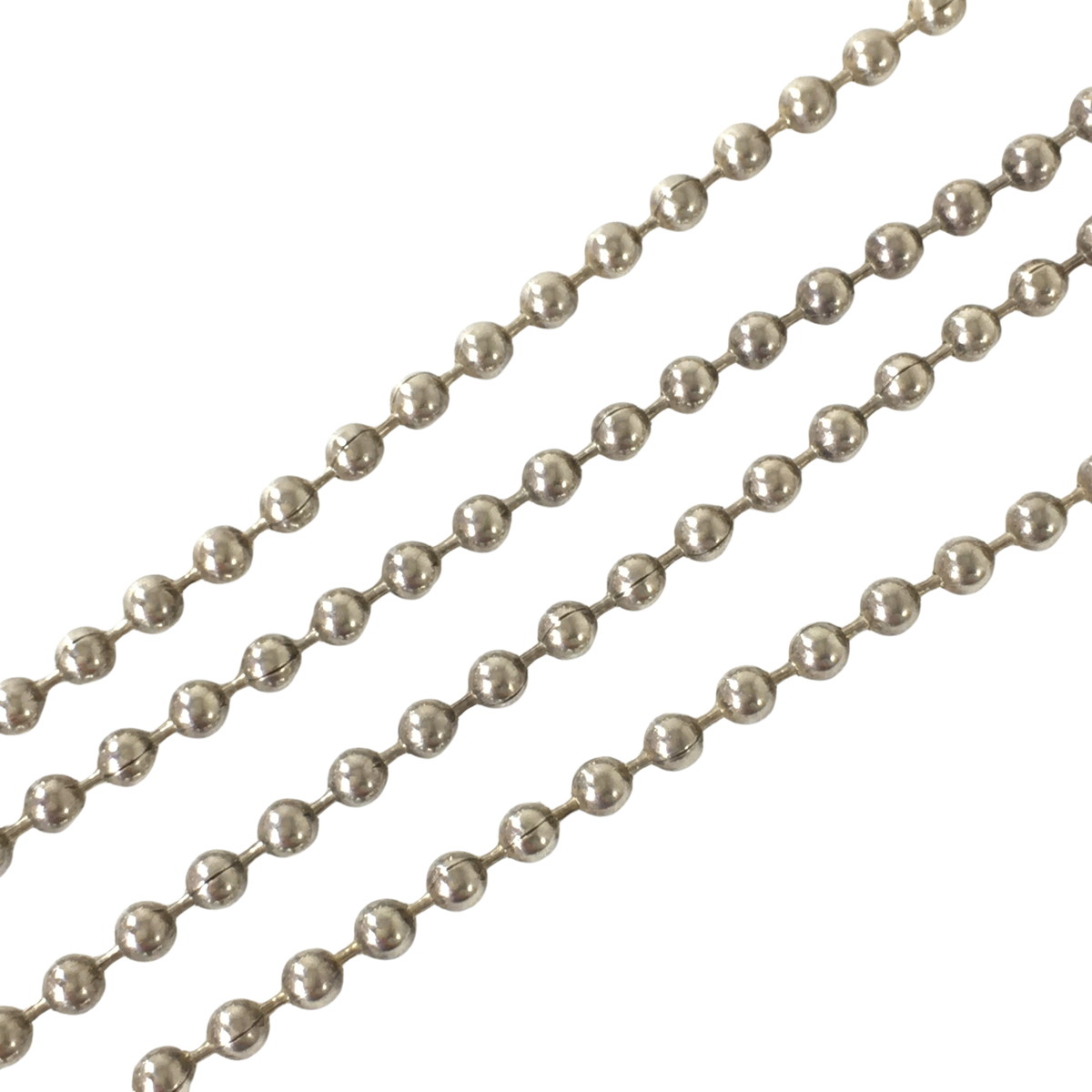 CHROME HEARTS クロムハーツ ネックレス 純正 ボールチェーン シルバー BALL CHAIN PENDANT 30 inch 30インチ 77cmの画像