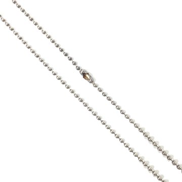 CHROME HEARTS クロムハーツ ネックレス 純正 ボールチェーン シルバー BALL CHAIN PENDANT 30 inch 30インチ 77cmの画像
