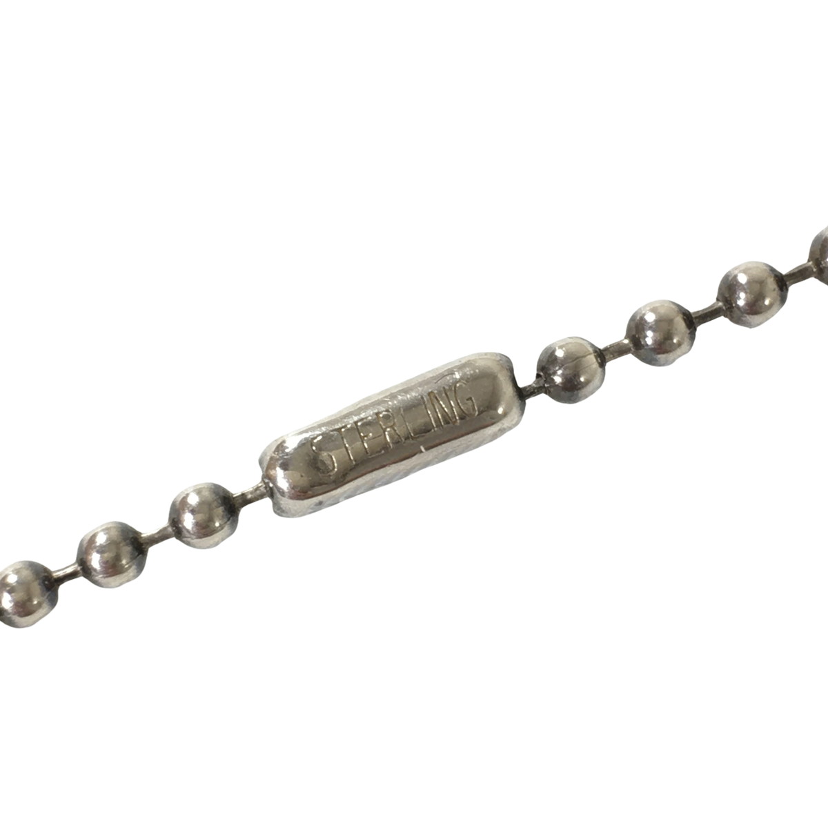 CHROME HEARTS クロムハーツ ネックレス 純正 ボールチェーン シルバー BALL CHAIN PENDANT 30 inch 30インチ 77cmの画像