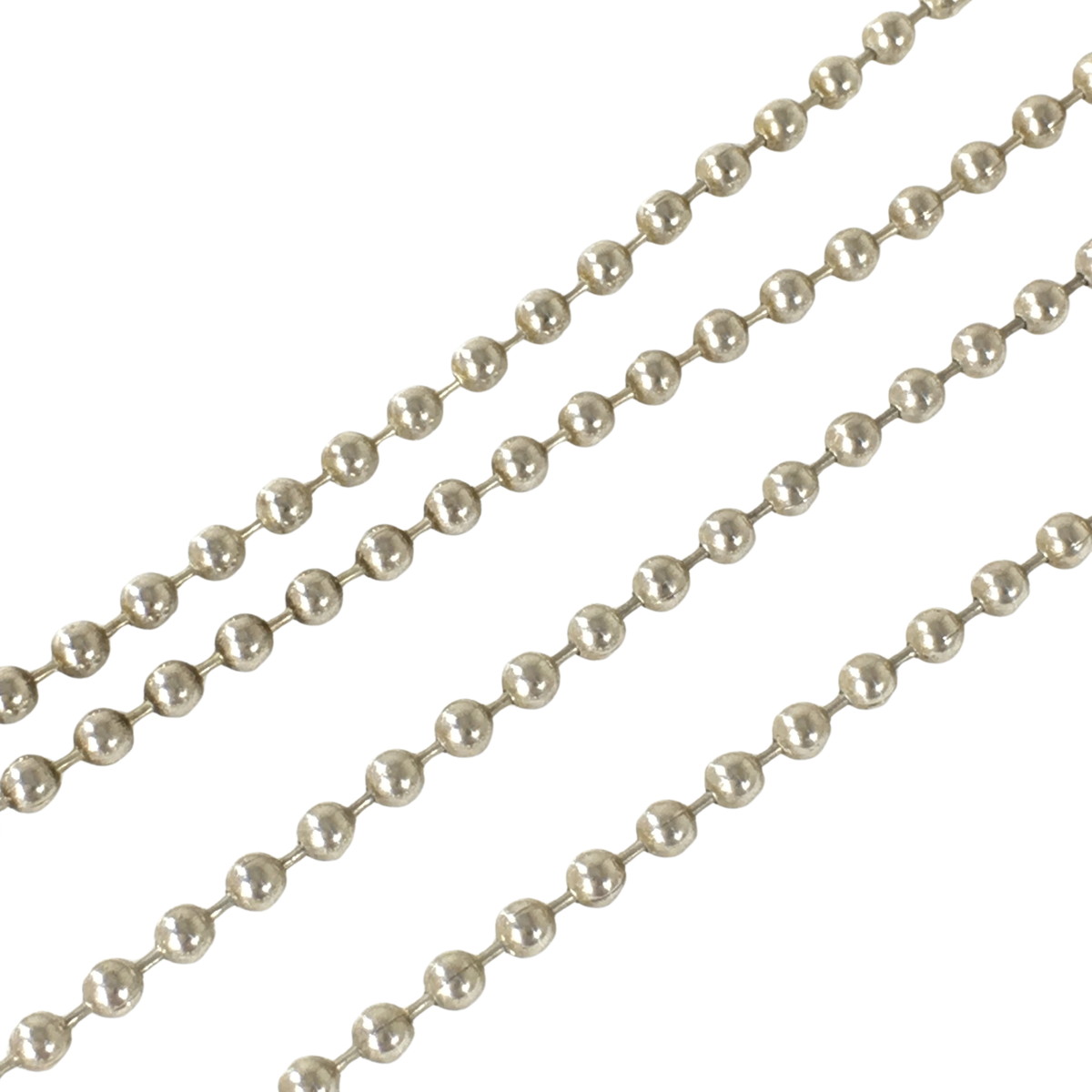 CHROME HEARTS クロムハーツ ネックレス 純正 ボールチェーン シルバー BALL CHAIN PENDANT 30 inch 30インチ 77cmの画像